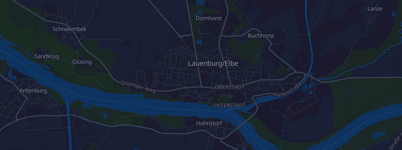 Karte von Lauenburg/Elbe