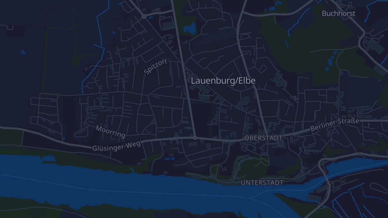Karte von Lauenburg/Elbe