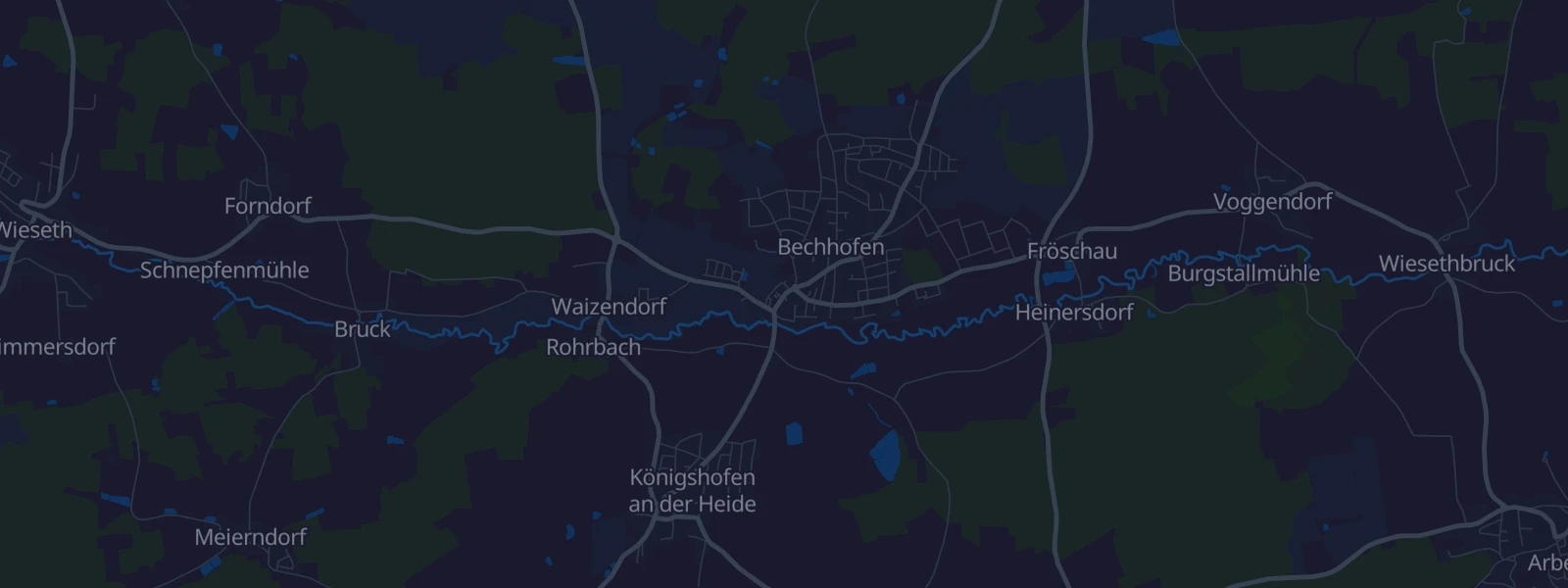 Karte von Königshofen an der Heide
