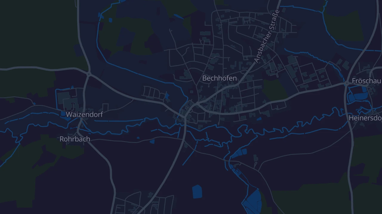 Karte von Bechhofen