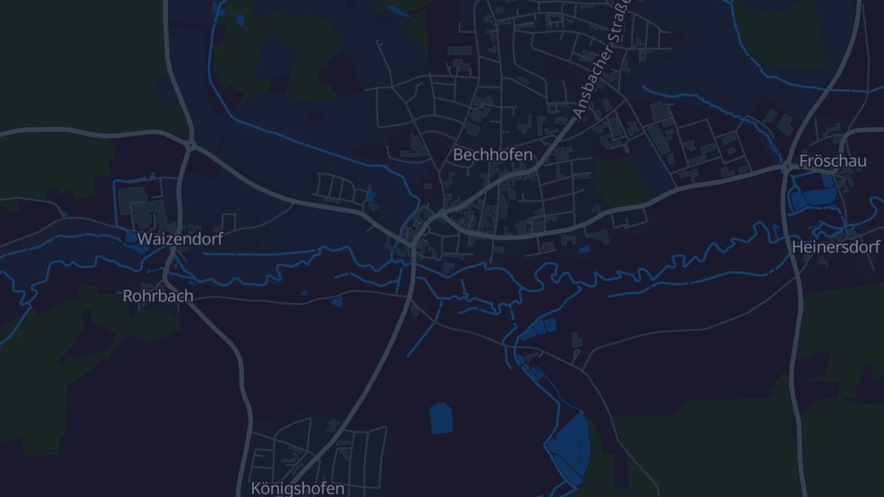 Karte von Bechhofen