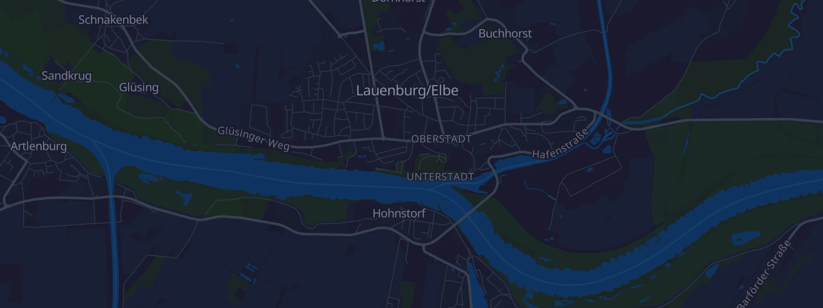 Karte von Lauenburg/Elbe