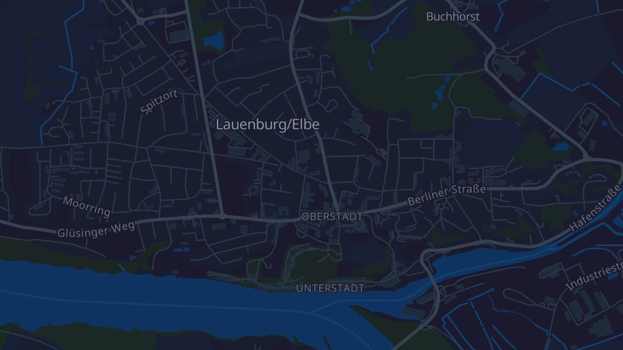 Karte von Lauenburg/Elbe