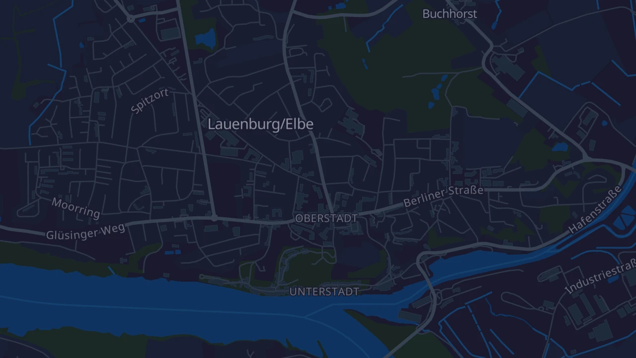 Karte von Lauenburg/Elbe