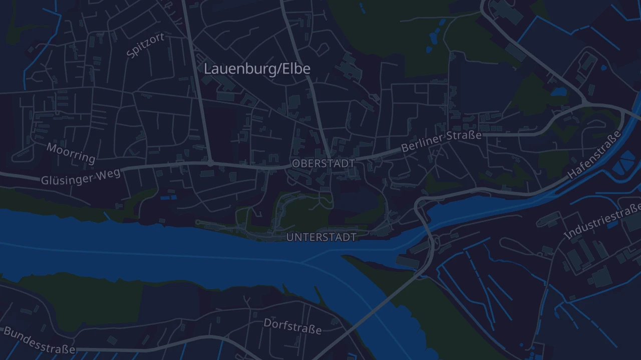 Karte von Lauenburg/Elbe