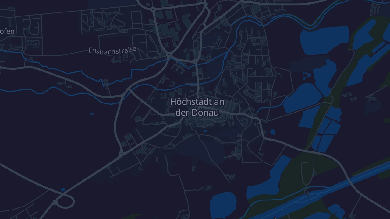 Karte von Höchstädt an der Donau