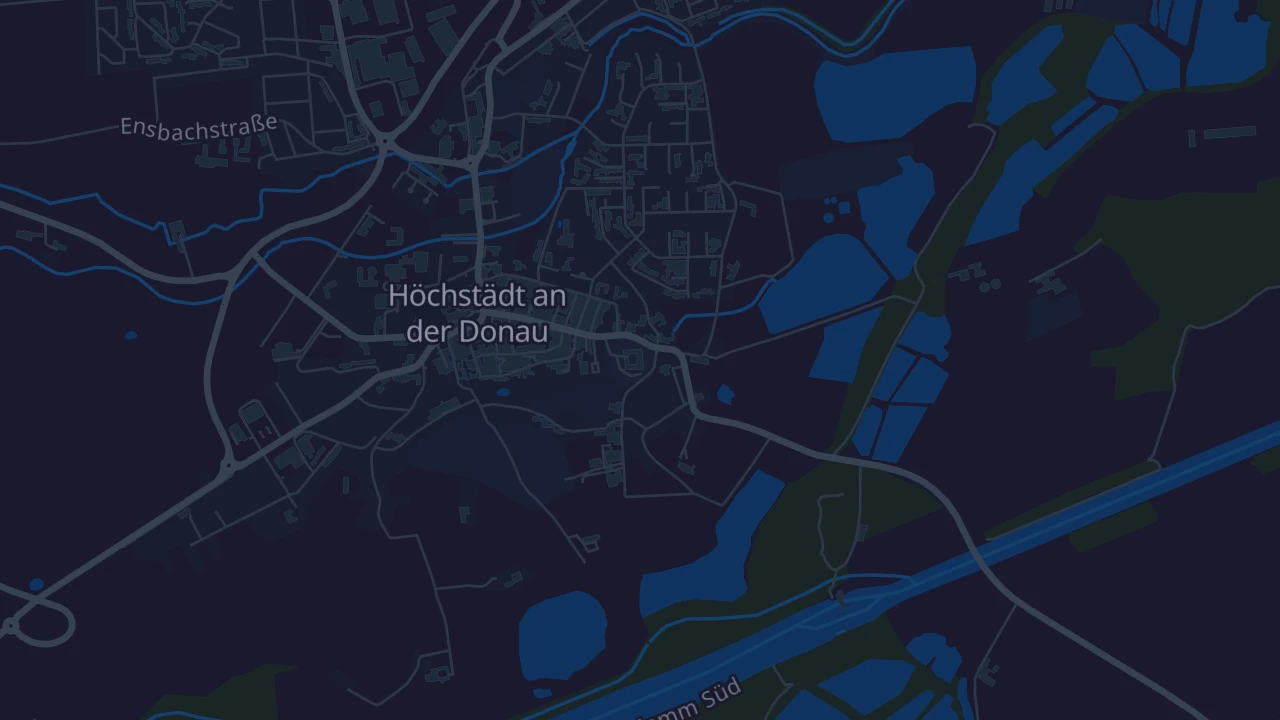 Karte von Höchstädt an der Donau