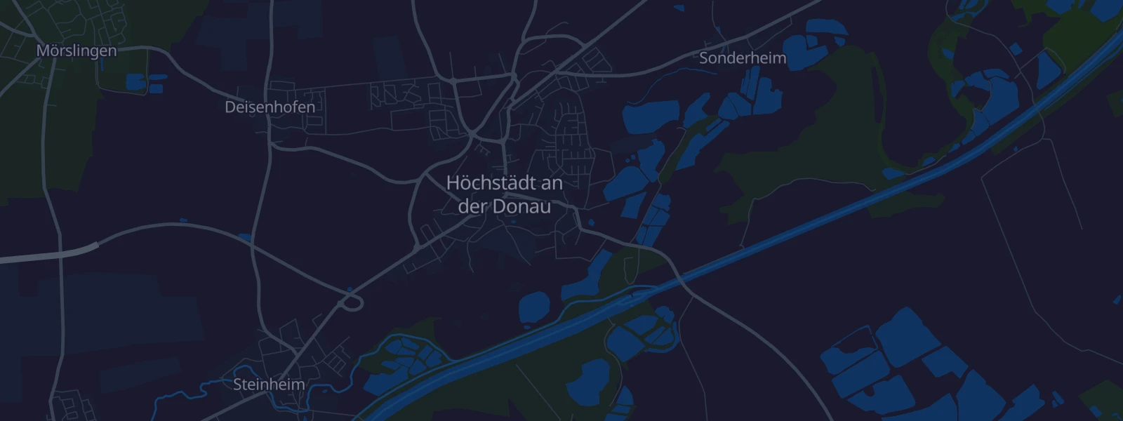 Karte von Höchstädt an der Donau