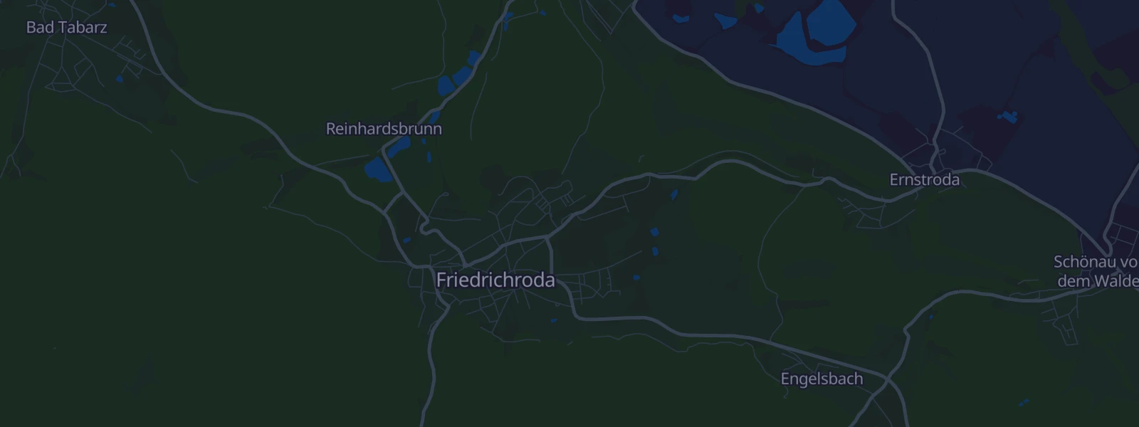 Karte von Friedrichroda