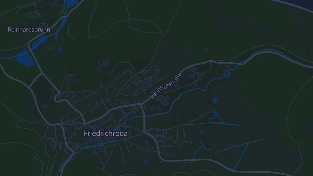 Karte von Friedrichroda