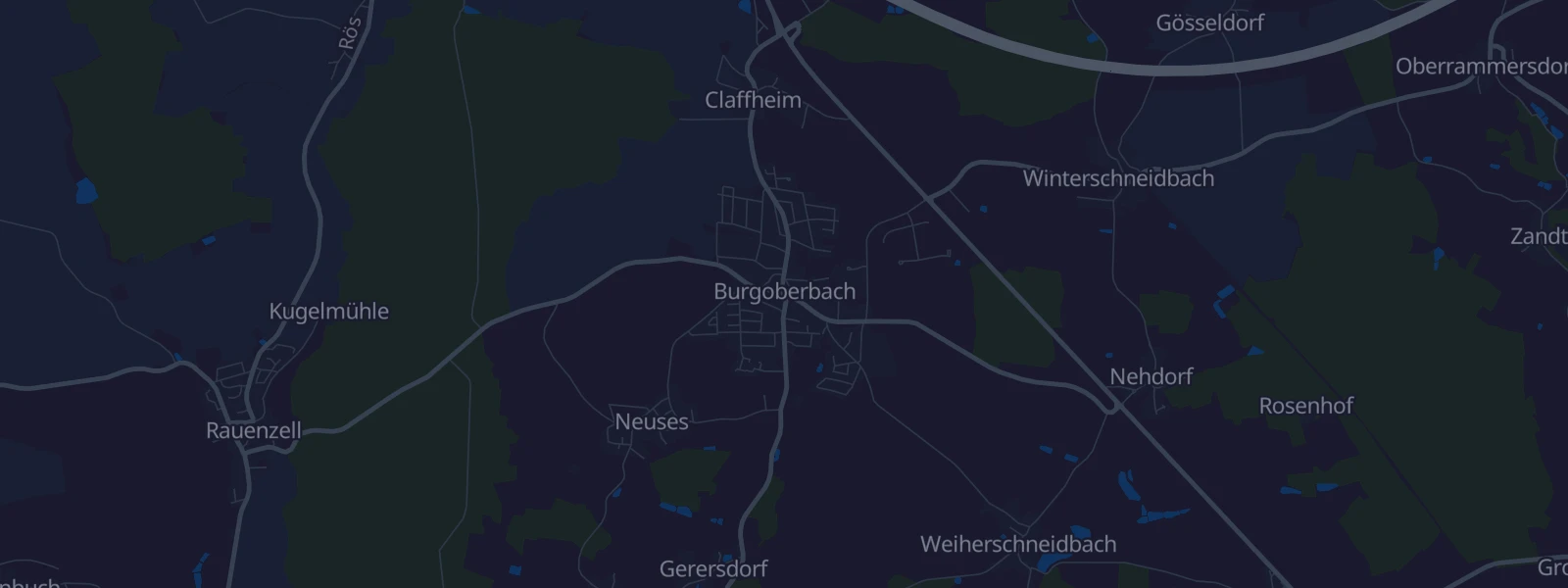 Karte von Burgoberbach