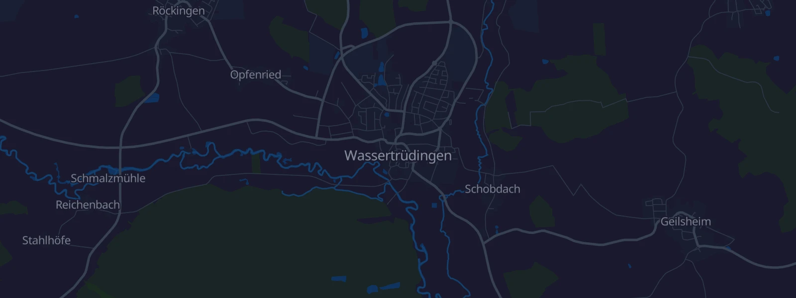 Karte von Wassertrüdingen
