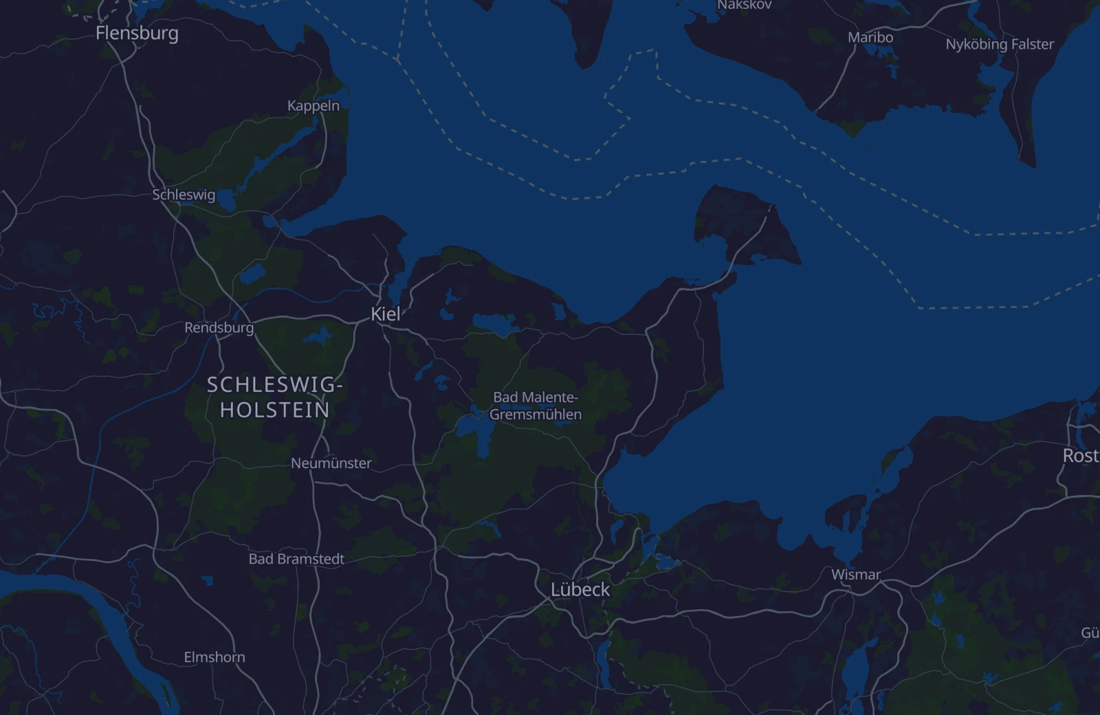 Karte: Umkreis von 42 km