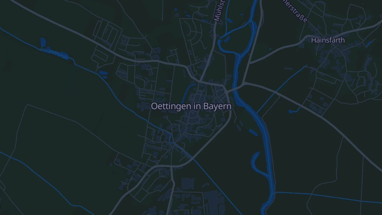 Karte von Oettingen i.Bay.