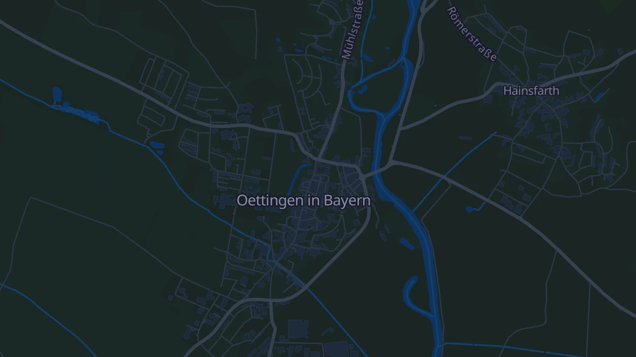 Karte von Oettingen i.Bay.