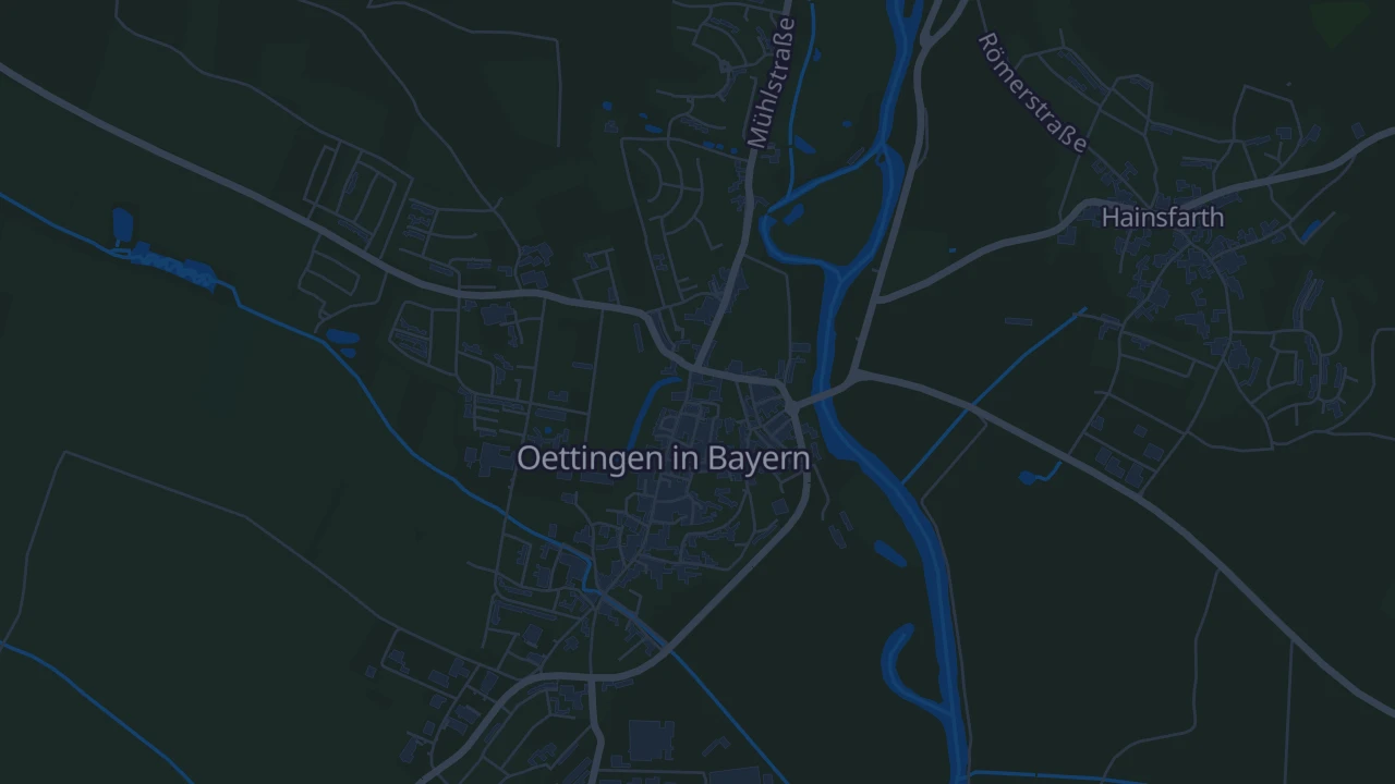 Karte von Oettingen i.Bay.