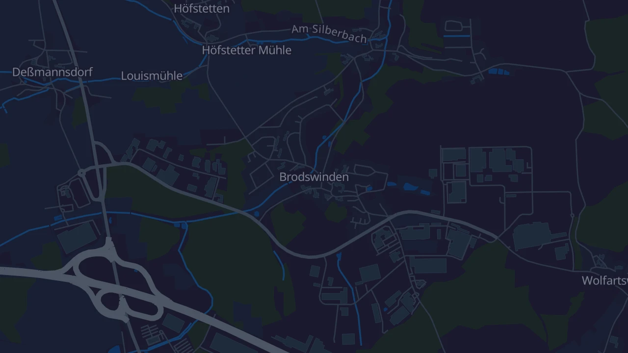 Karte von Ansbach