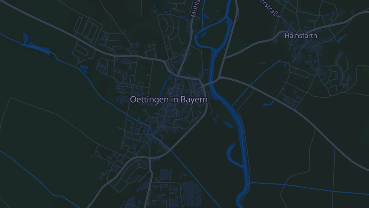 Karte von Oettingen i.Bay.