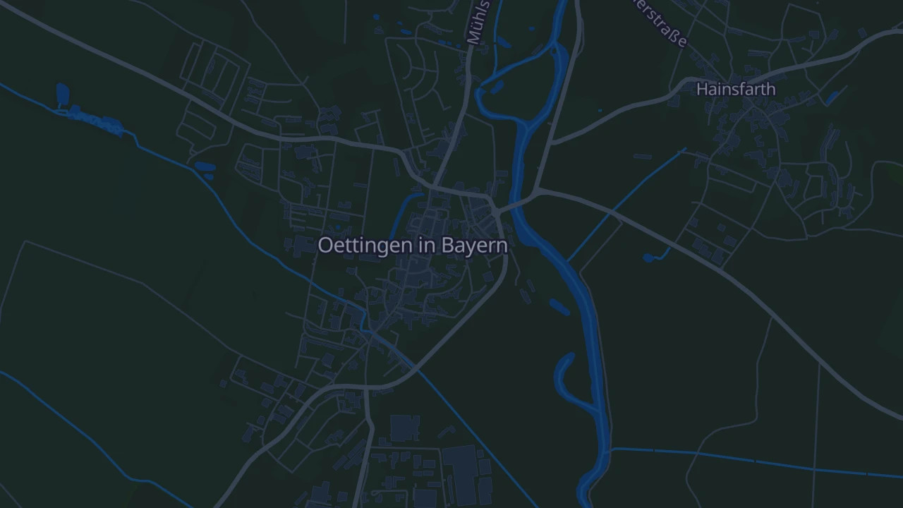 Karte von Oettingen i.Bay.