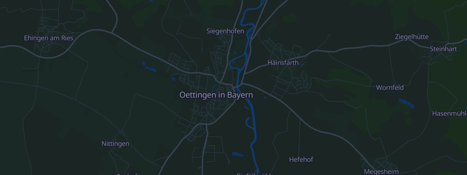 Karte von Oettingen