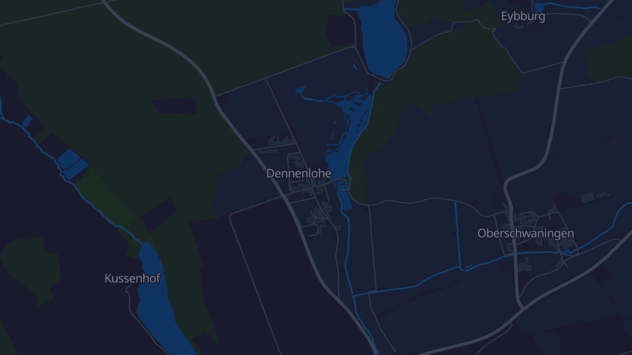 Karte von Dennenlohe