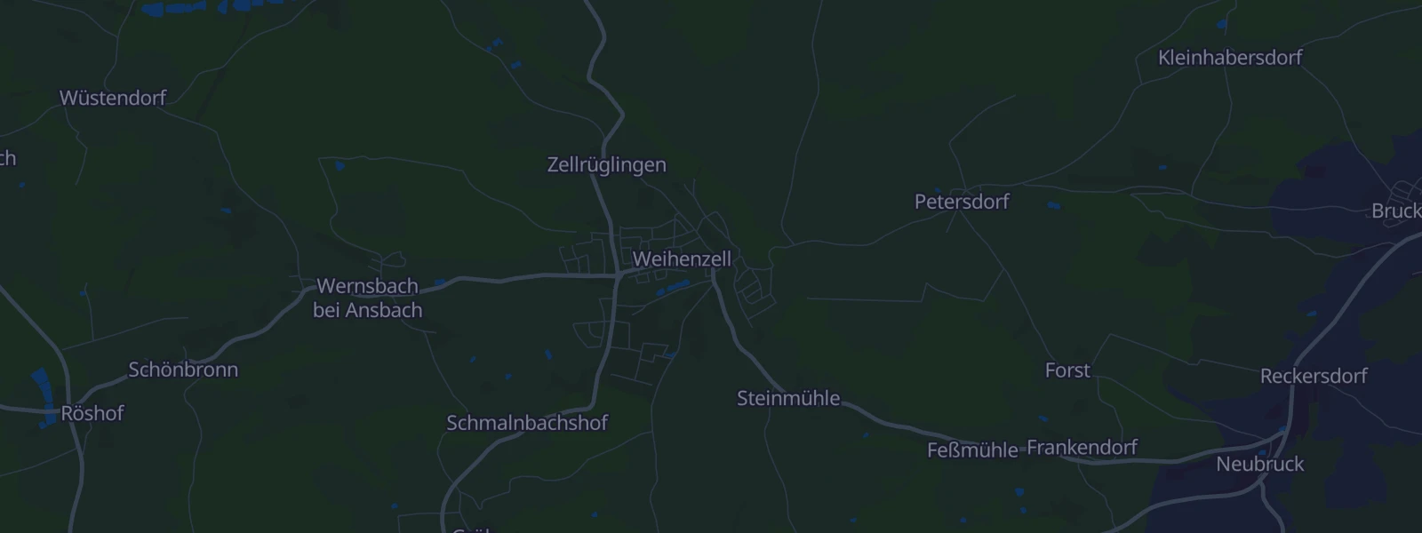 Karte von Weihenzell