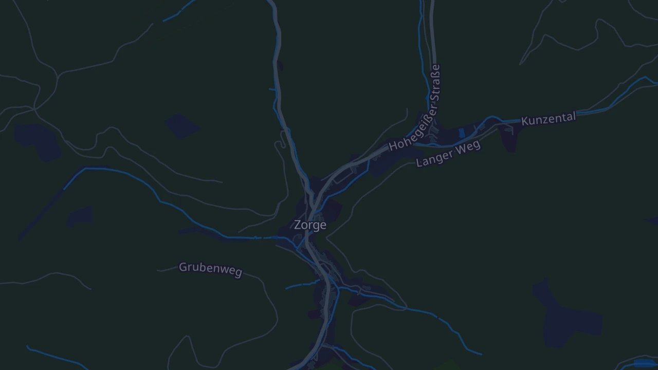 Karte von Zorge