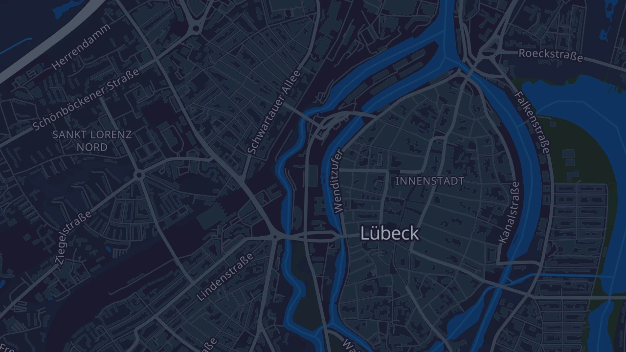 Karte von Lübeck