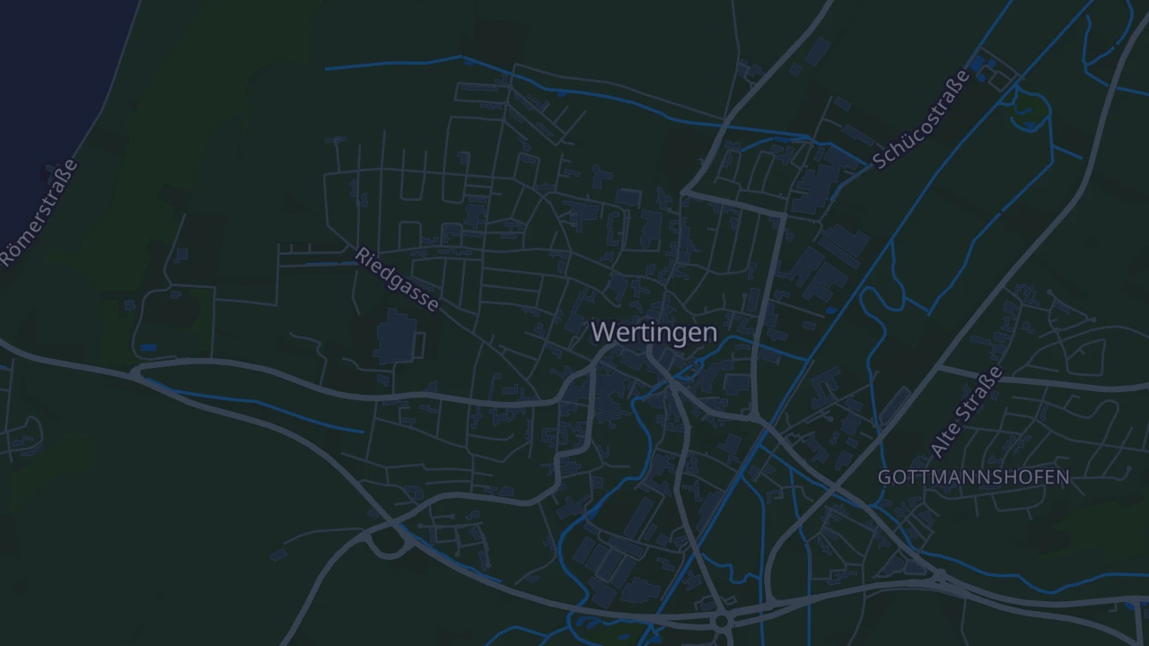 Karte von Wertingen