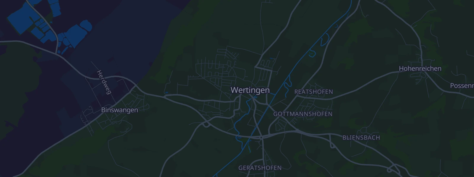 Karte von Wertingen