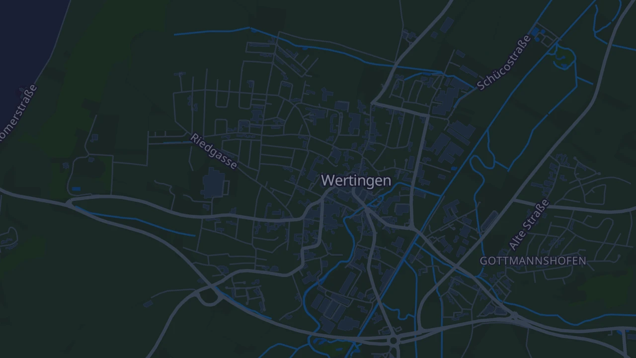 Karte von Wertingen