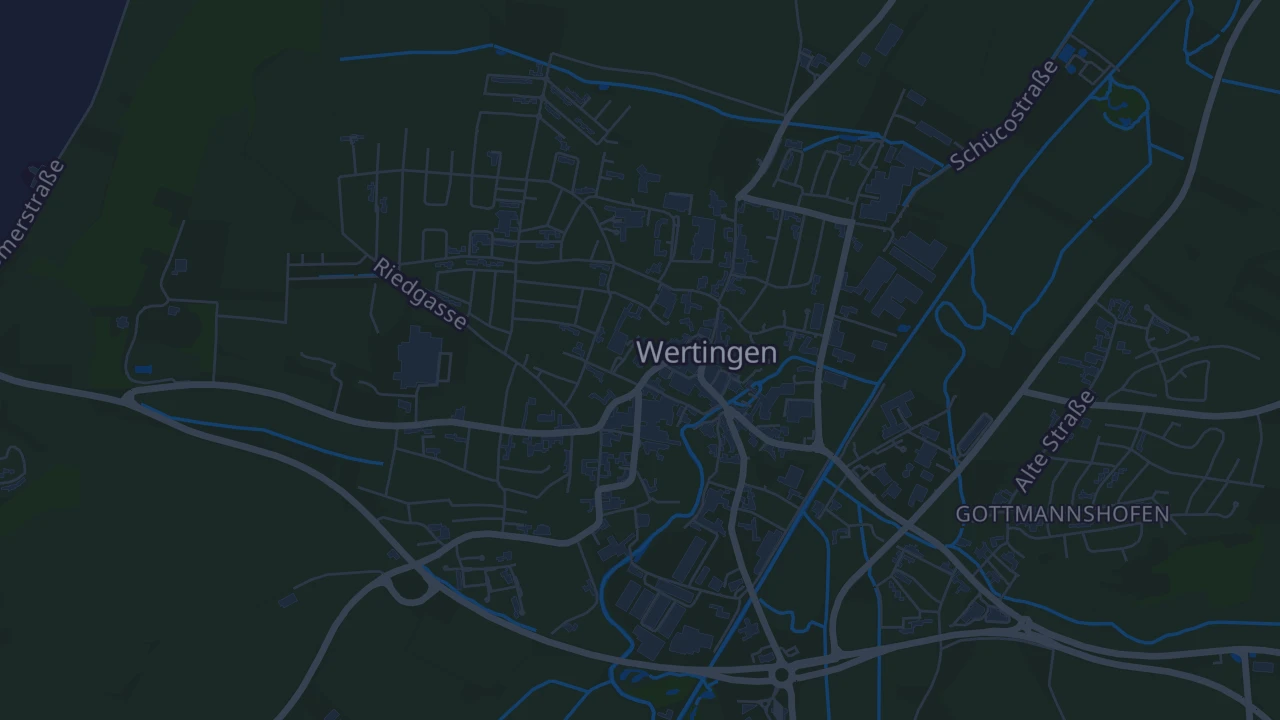Karte von Wertingen