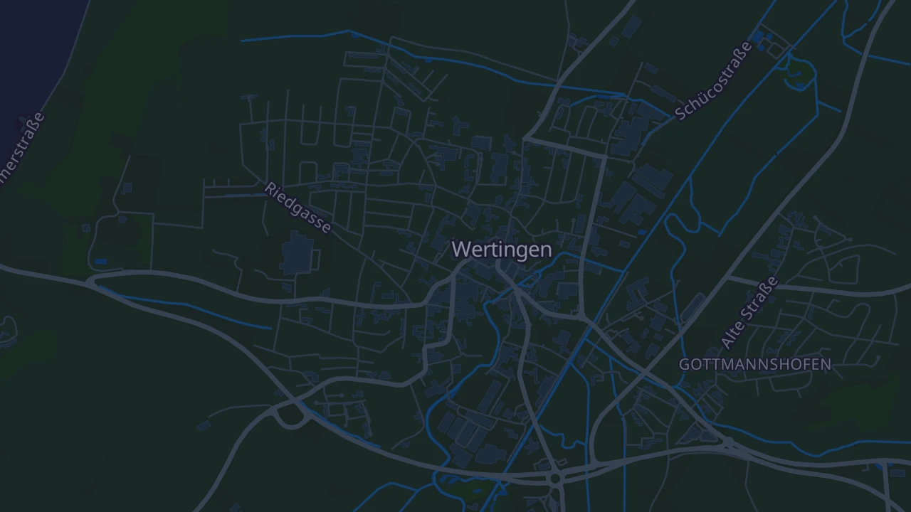 Karte von Wertingen