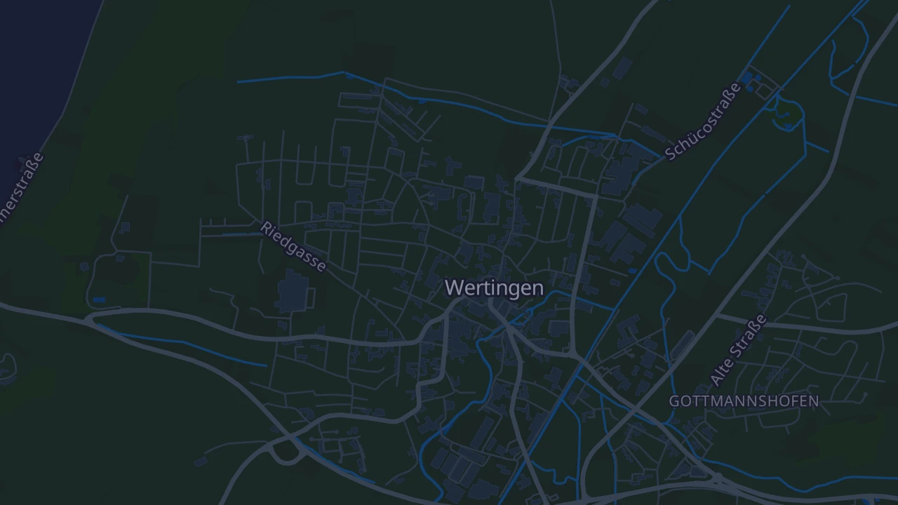 Karte von Wertingen