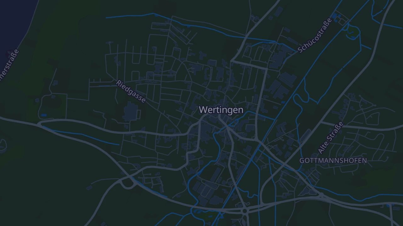 Karte von Wertingen