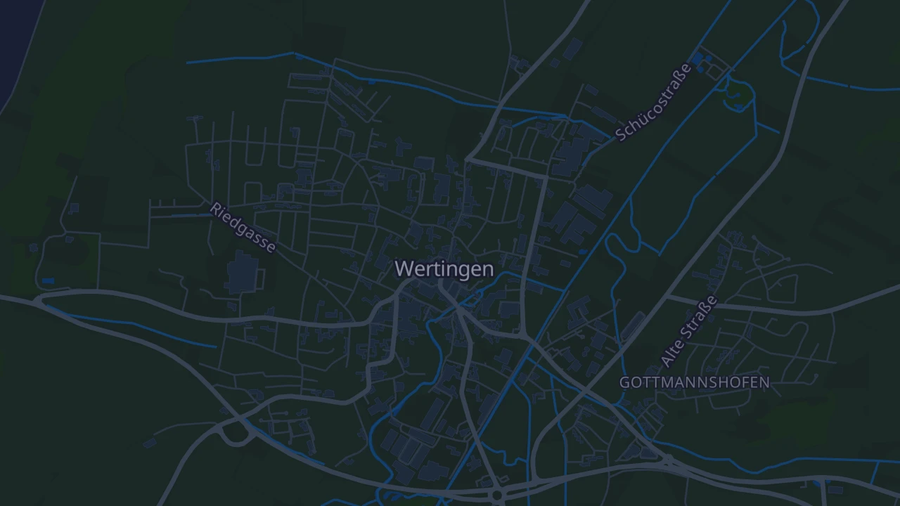 Karte von Wertingen