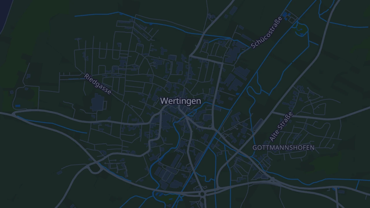 Karte von Wertingen
