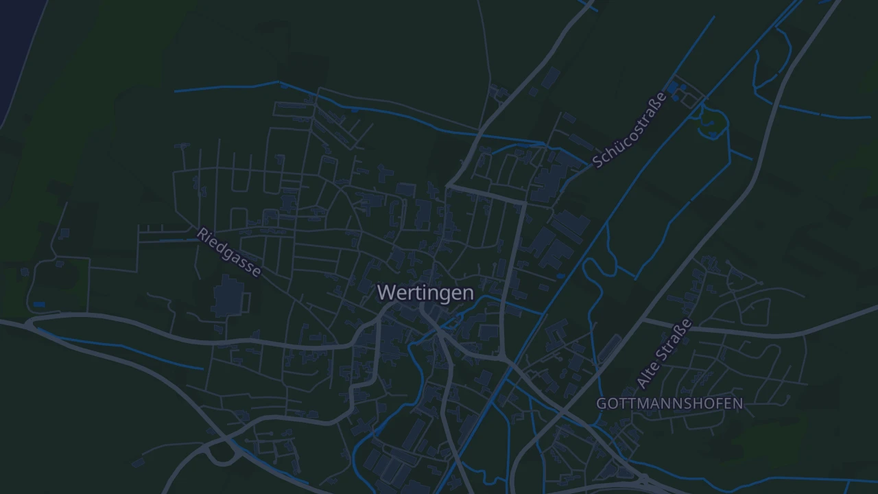 Karte von Wertingen