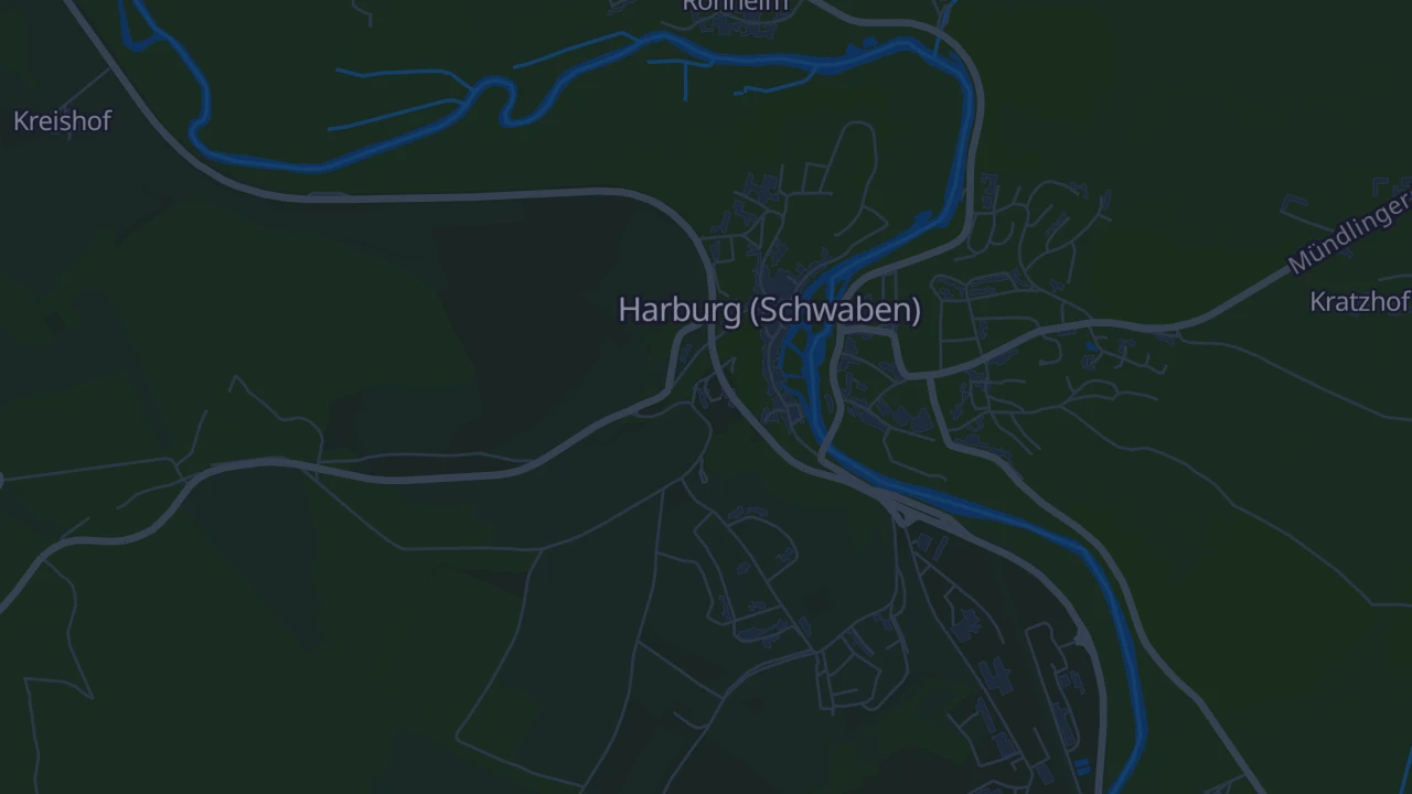 Karte von Harburg
