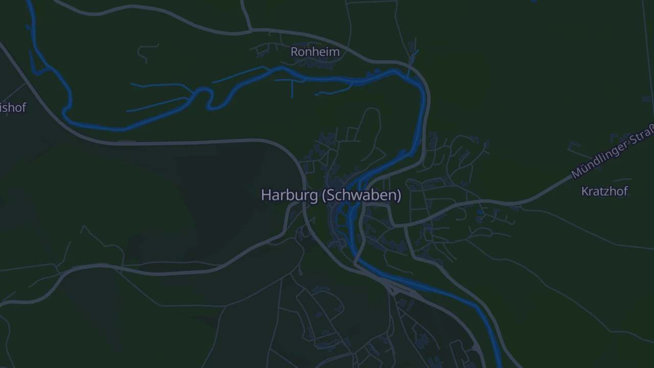 Karte von Harburg