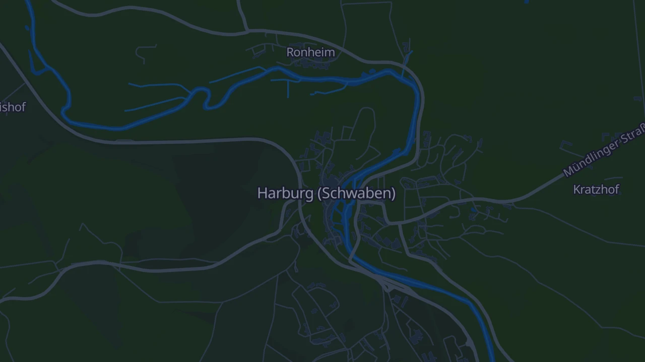Karte von Harburg
