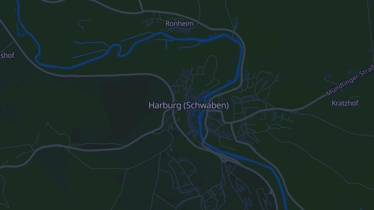 Karte von Harburg
