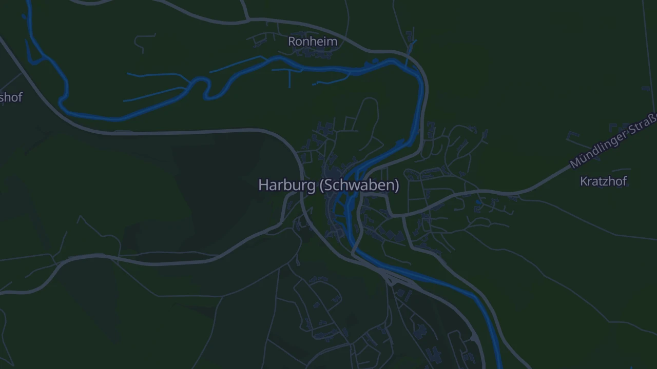 Karte von Harburg