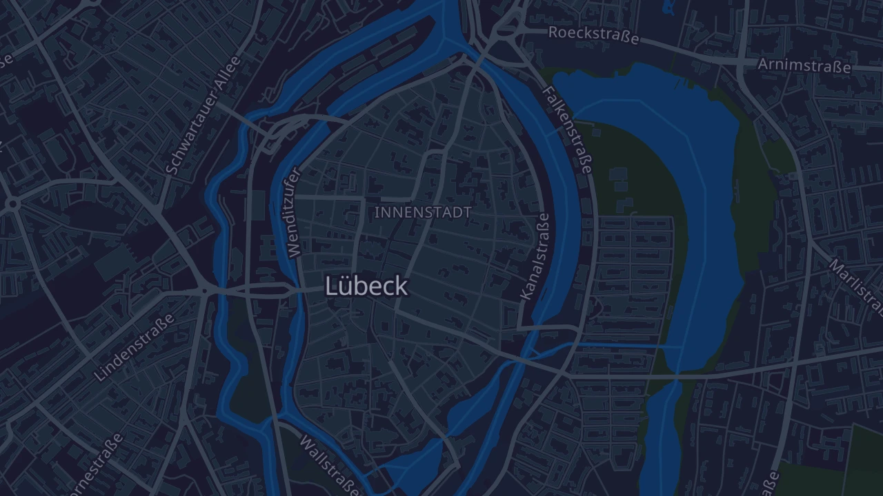 Karte von Lübeck
