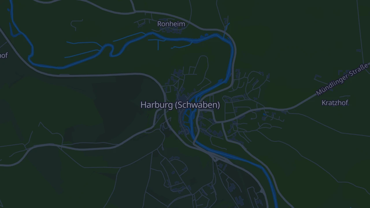 Karte von Harburg
