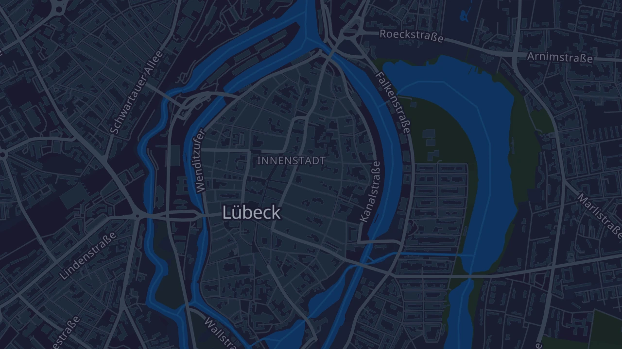 Karte von Lübeck