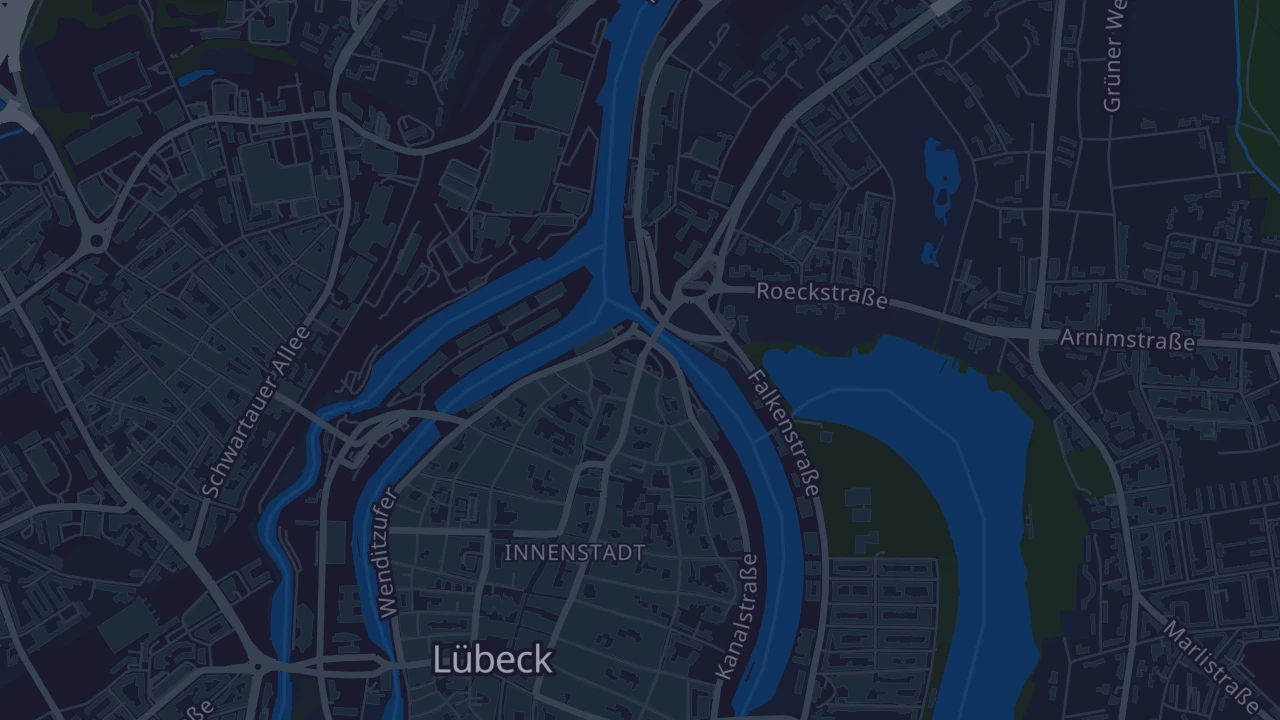 Karte von Lübeck
