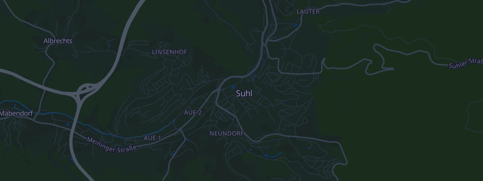 Karte von Suhl