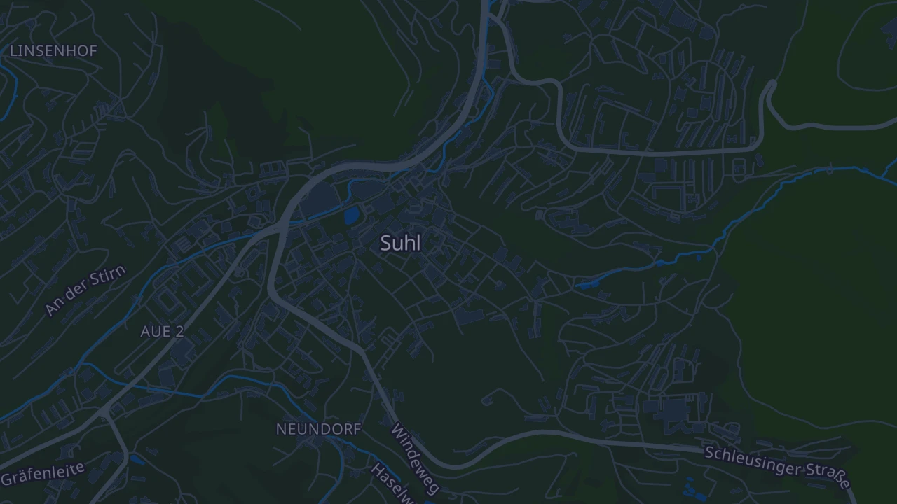 Karte von Suhl