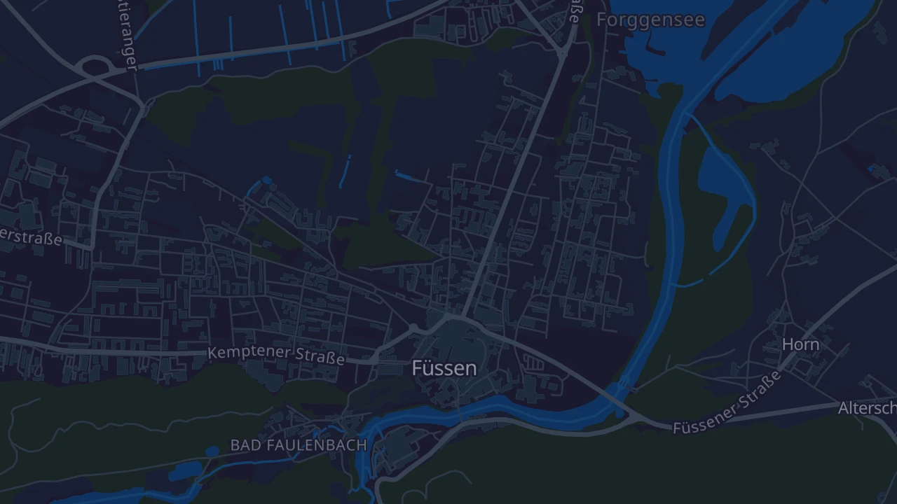 Karte von Füssen